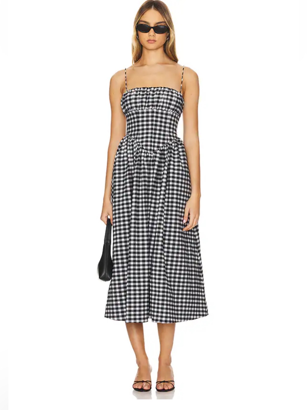 Ronny Kobo Barrett Dress In Black & White O21